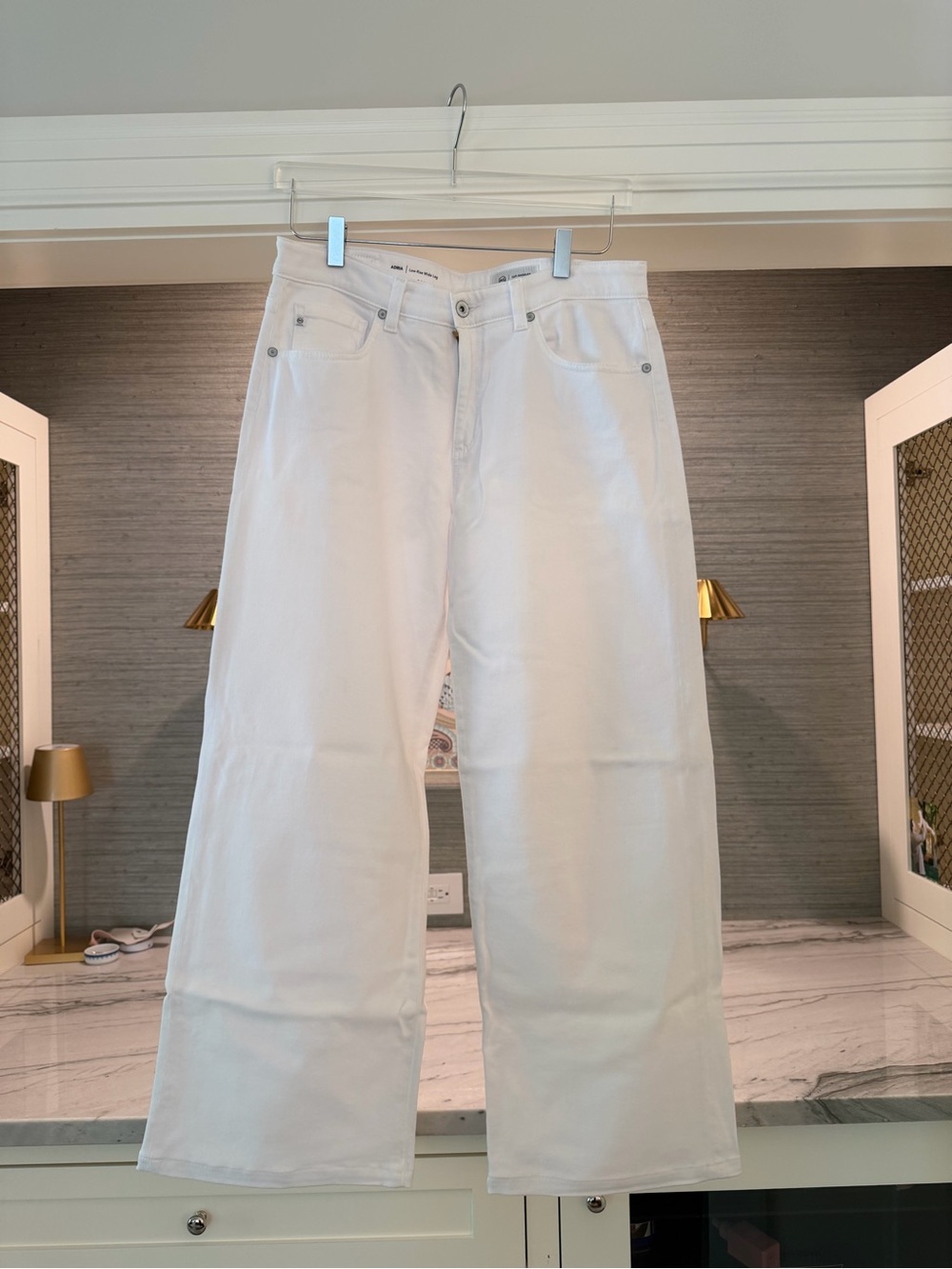 AG Low Rise Adria Wide Leg Jeans